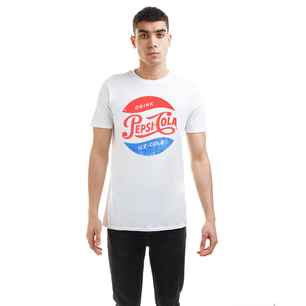 Pepsi Mens - Ice Cold - T-Shirt - White