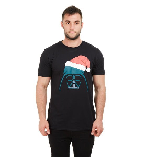 Star Wars Mens - Vader Santa - T-shirt - Black