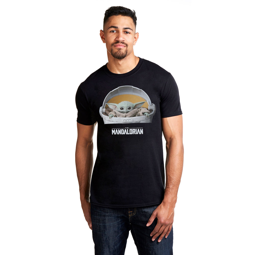 Star Wars Mandalorian Mens - The Child Carriage - T-shirt - Black