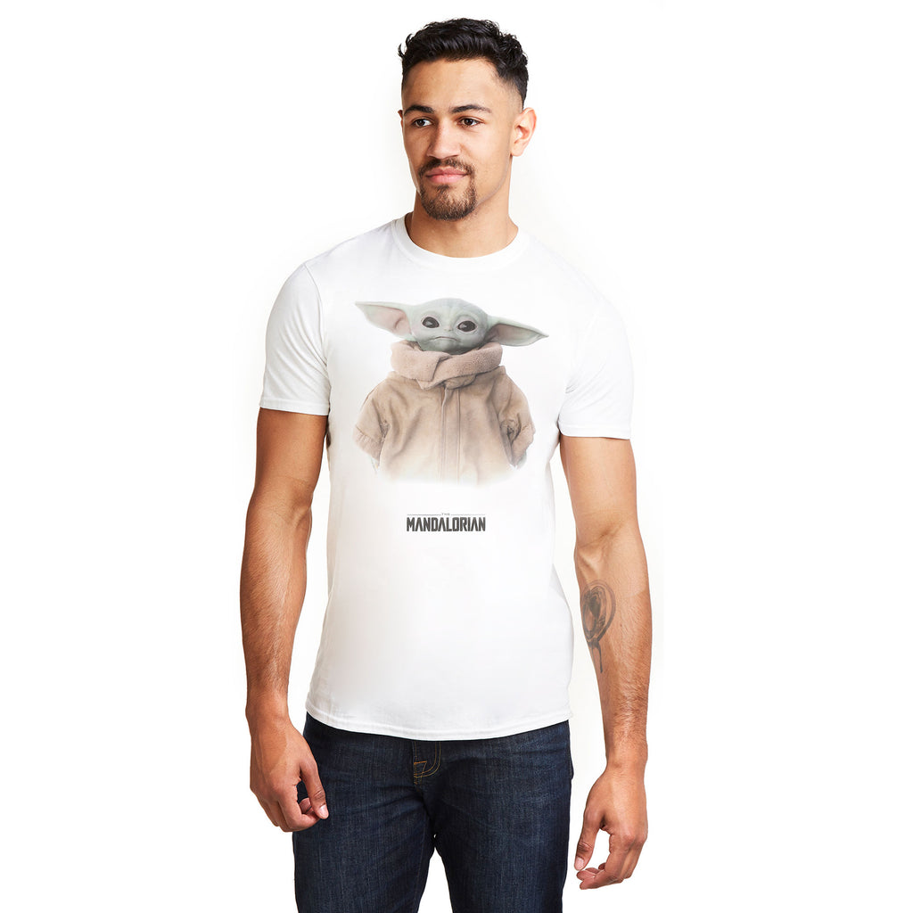 Star Wars Mandalorian Mens - The Child - T-shirt - White