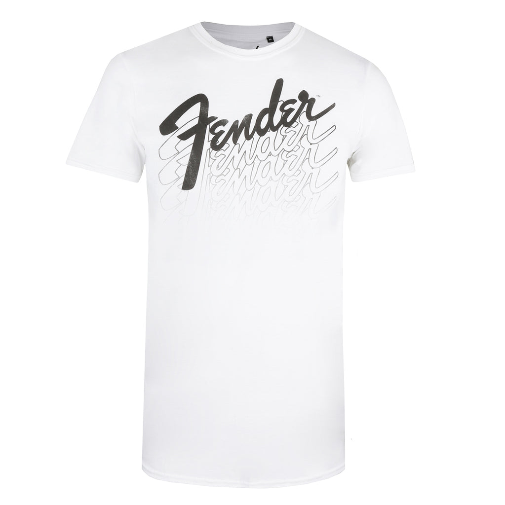 Fender Mens - Fade - T-shirt - White