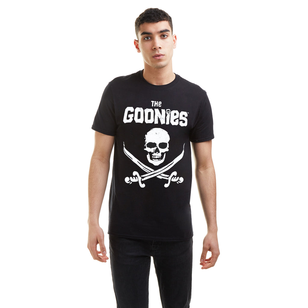 The Goonies Mens - Flag - T-shirt - Black
