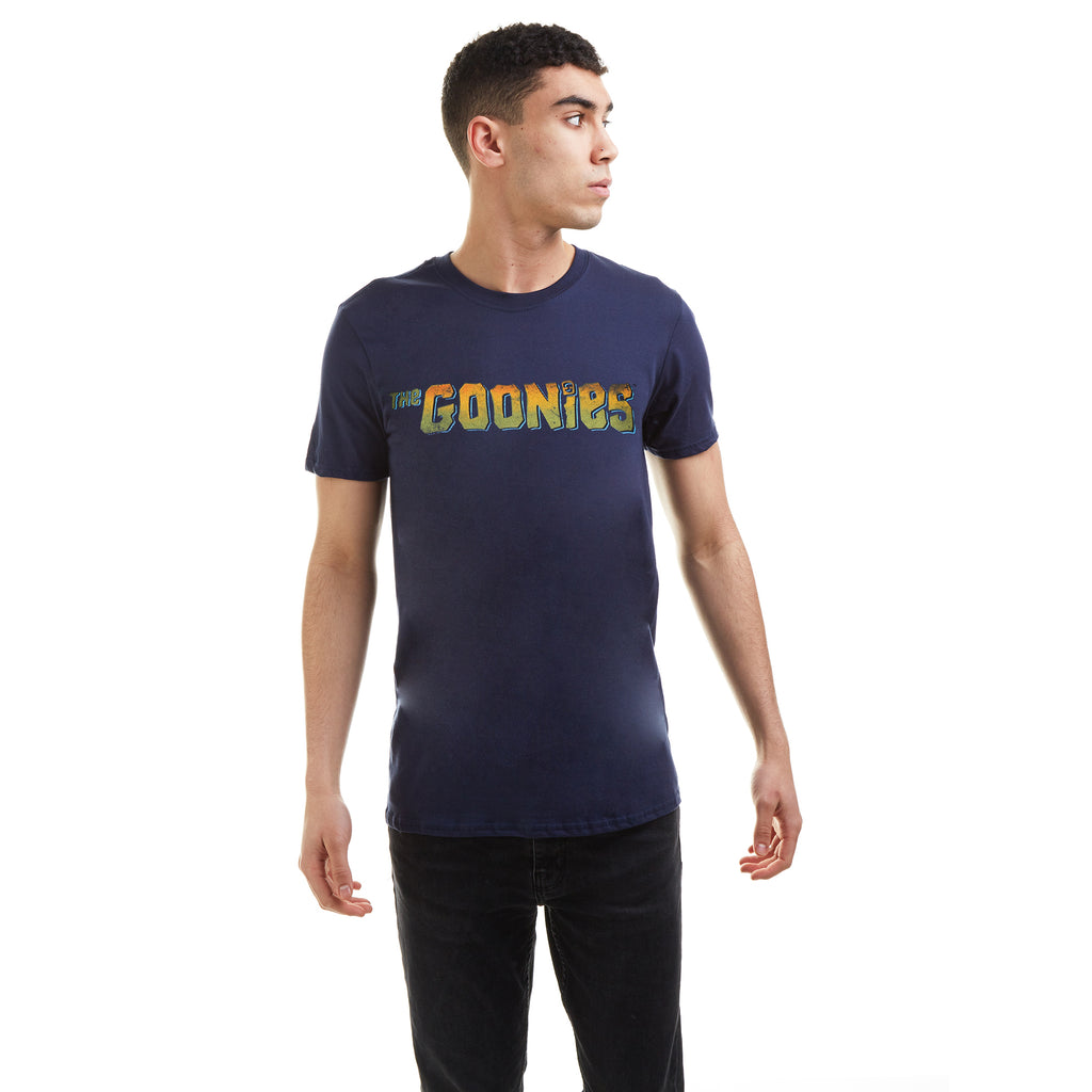 The Goonies Mens - Logo - T-shirt - Navy
