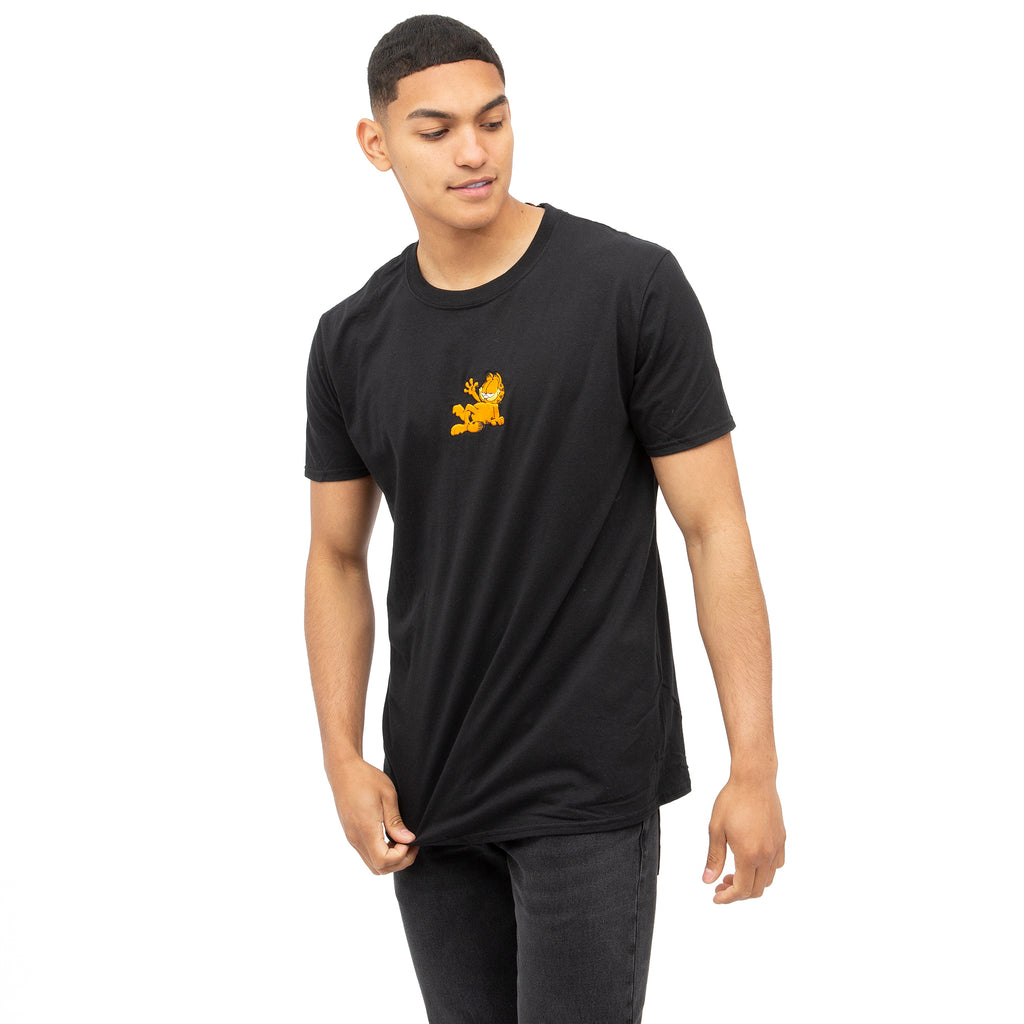 Garfield Mens - Garfield Wave Emb - T-shirt - Black