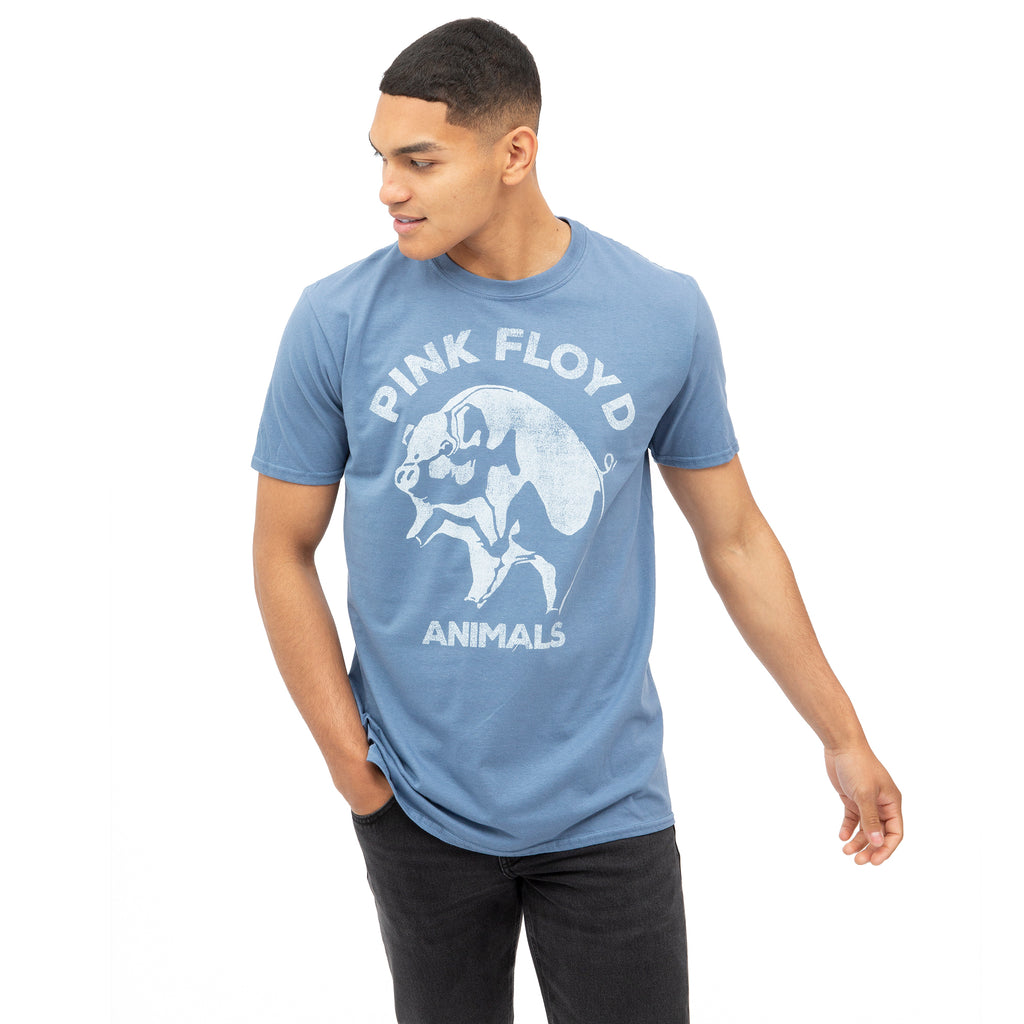 Pink Floyd Mens - Animals - T-shirt - Indigo