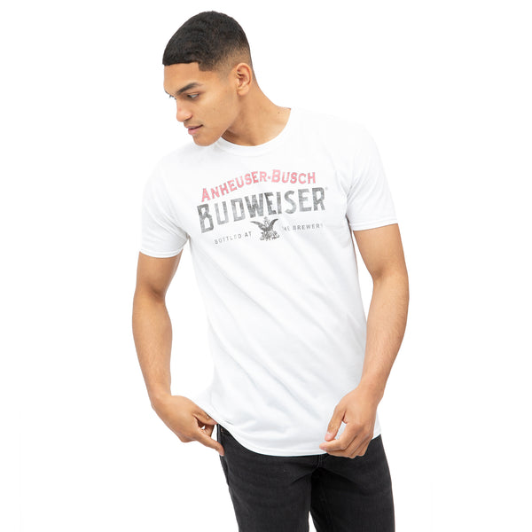 Budweiser Mens - Can - T-shirt - White