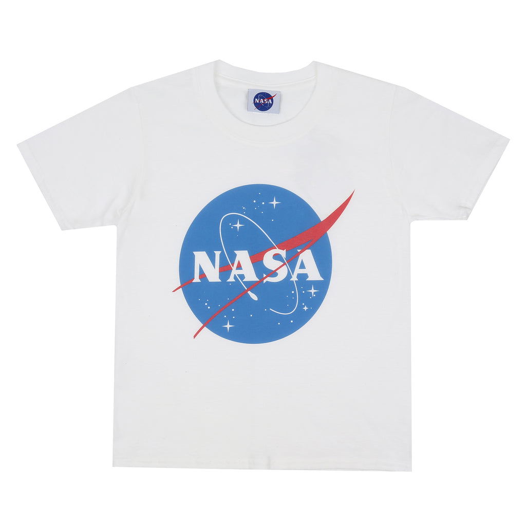 NASA Boys - Original Logo - T-shirt - White