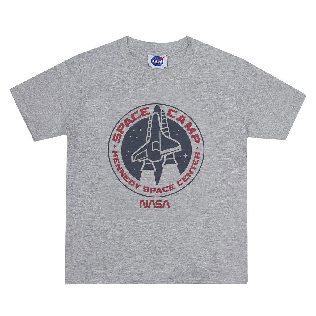 NASA Boys - Space Camp - T-shirt - Sport Grey