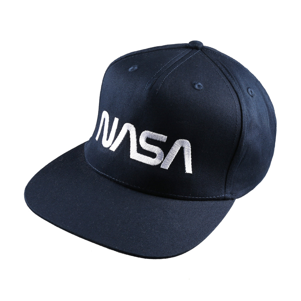 NASA Mens - Space Station - Snapback Cap - French Navy