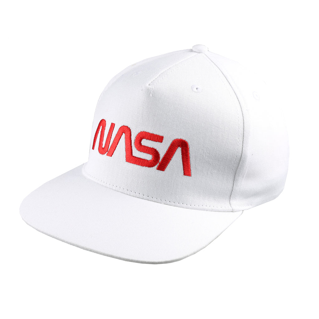 NASA Mens - Space Station - Snapback Cap - White