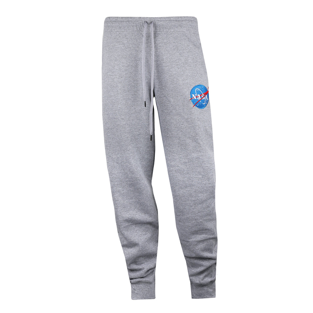 NASA Mens - Emblem - Jog Pants - Heather Grey