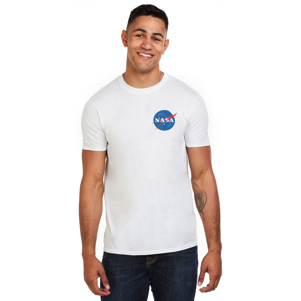 NASA Mens - Core Logo - T-Shirt - White