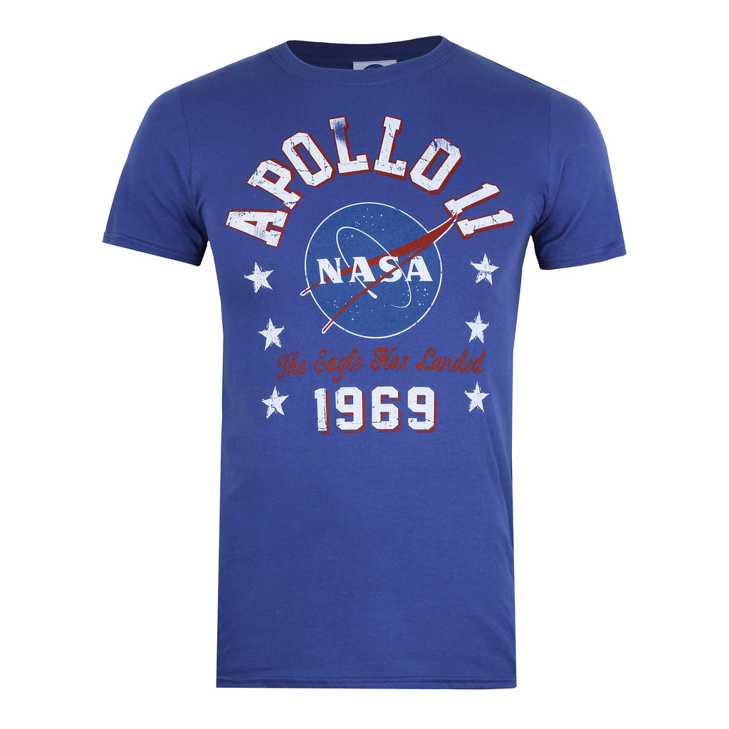 NASA Mens - NASA 1969 - T-Shirt - Metro Blue