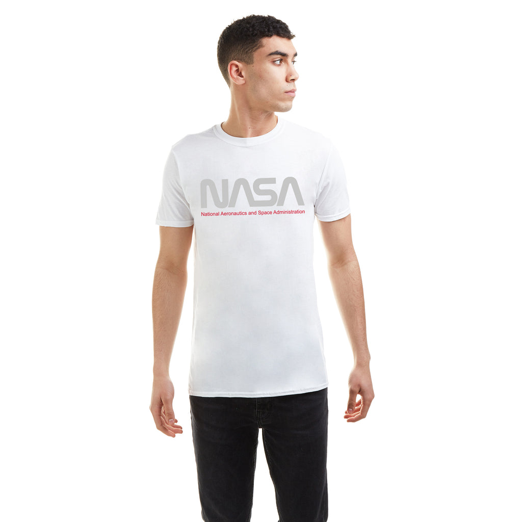 NASA Mens - Insignia - T-shirt - White