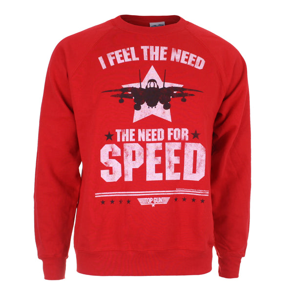 TS Men's - Need For Speed - Crew Sweat - Red - CLEARANCE