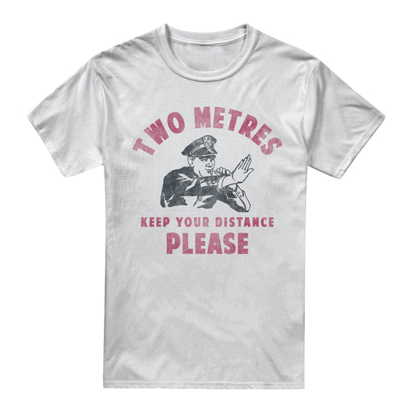 Social Distancers Unisex - Two Metres - T-shirt - White