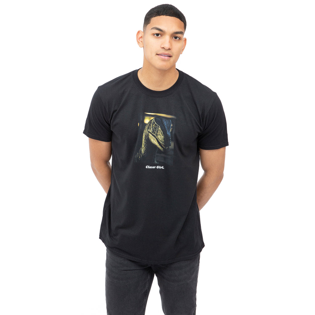 Jurassic Park Mens - Clever Girl - T-shirt - Black