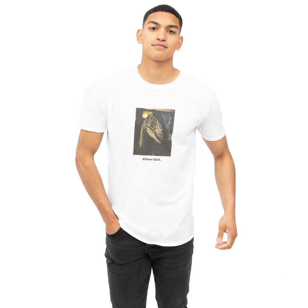 Jurassic Park Mens - Clever Girl - T-shirt - White