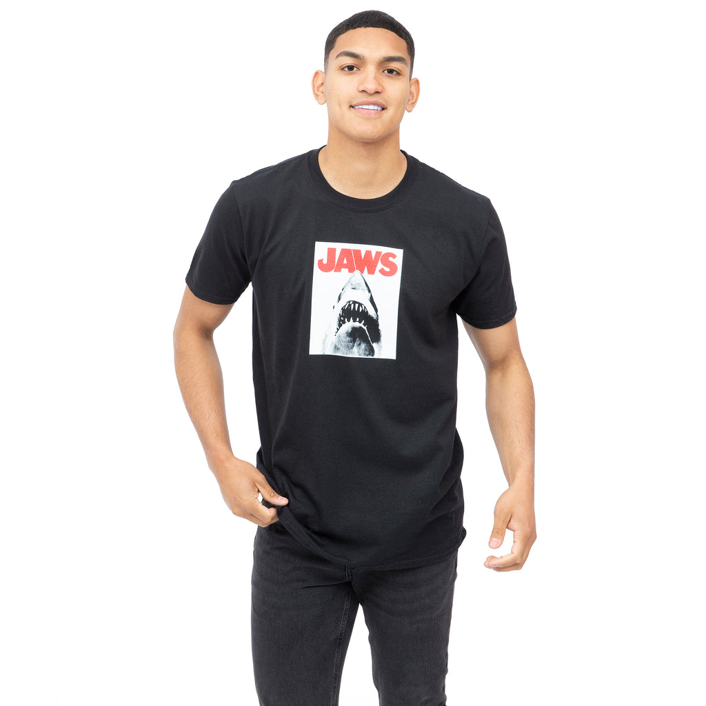Jaws Mens - Shark - T-shirt - Black