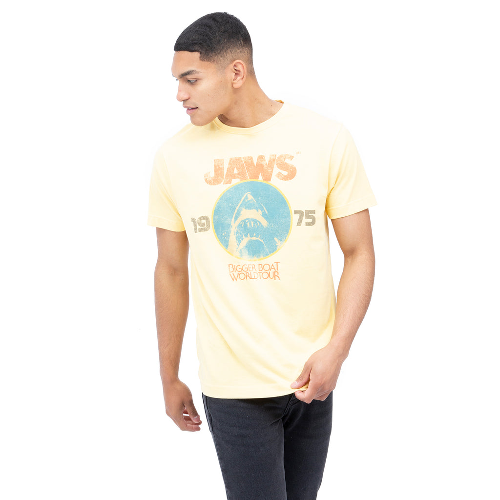 Jaws Mens - World Tour - T-shirt - Yellow Haze