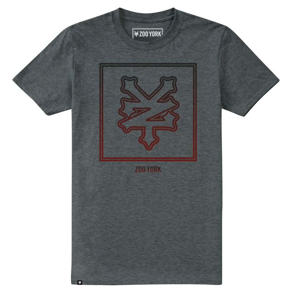 Zoo York Mens - Keyline - T-Shirt - Dark Heather