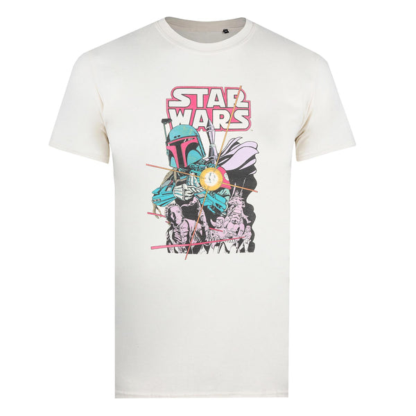 Star Wars - Boba Fett Firing Line - Mens T-shirt
