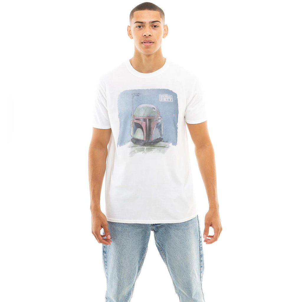 Star Wars - Boba Fett Painting - Mens T-shirt