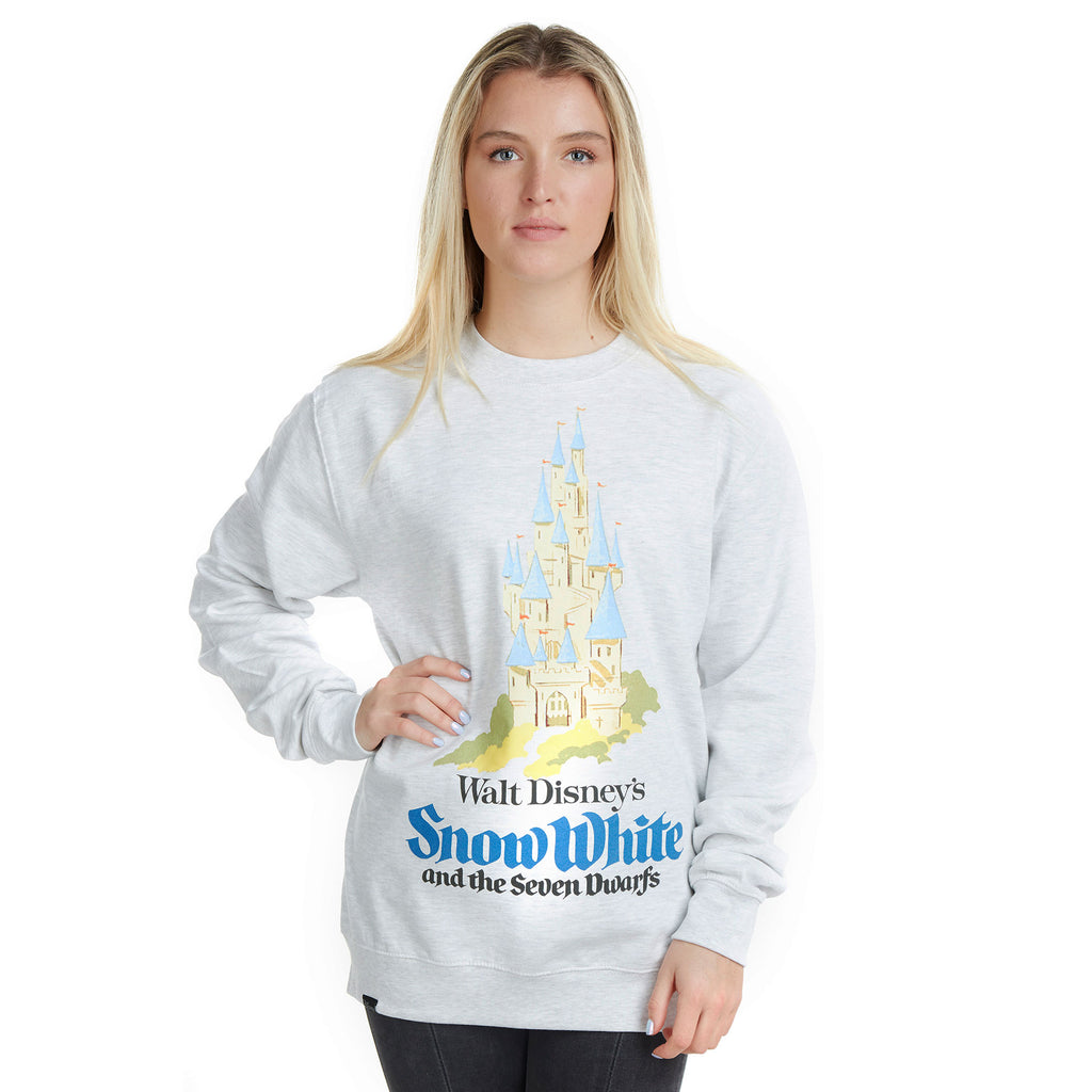 Disney Ladies - Snow White - Crew Sweat - Ash